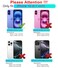 SunStory Phone Case for iPhone 16 Case with HD Screen Protector Slide Camera Cover Rotated Ring Kickstand MilitaryGrade Phone Case for iPhone 16 61 Red