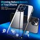 Supdeal Crystal Clear Case for iPhone 14 Not Yellowing Camera Protection Military Grade Drop Tested Transparent Shockproof Protective Phone Case Soft Silicone Slim Cover 61 inch Black