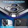 Supdeal Crystal Clear Case for iPhone 14 Not Yellowing Camera Protection Military Grade Drop Tested Transparent Shockproof Protective Phone Case Soft Silicone Slim Cover 61 inch Black