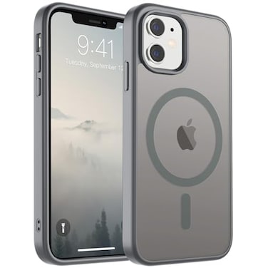 SUPFINE Magnetic for iPhone 11 Phone Case Compatible with MagSafe Military Grade Drop Protection Slim Translucent Matte Shockproof with AntiFingerprint Phone CaseGray