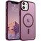 SUPFINE Magnetic for iPhone 12 CaseiPhone 12 Pro Case Compatible with MagSafeMilitary Grade Drop Protection Slim Translucent Matte Shockproof with AntiFingerprint Phone CaseWine Red