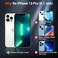 SUPFINE Magnetic for iPhone 13 Pro Case Compatible with MagSafe Military Grade Drop Protection Slim Translucent Matte Shockproof with AntiFingerprint Phone CaseNavy Blue