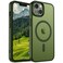 SUPFINE Magnetic for iPhone 14 Case iPhone 13 Case Compatible with MagSafeMilitary Grade Drop Protection Translucent Matte Shockproof Phone CoverCangling Green
