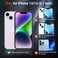SUPFINE Magnetic for iPhone 14 Case iPhone 13 Case Compatible with MagSafeMilitary Grade Drop Protection Translucent Matte Shockproof Phone CoverCangling Green