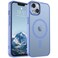 SUPFINE Magnetic for iPhone 15 Plus Case iPhone 14 Plus CaseCompatible with MagSafeMilitary Grade Drop Protection Slim Translucent Shockproof Phone Case Blue Purple