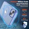 SUPFINE Magnetic for iPhone 15 Plus Case iPhone 14 Plus CaseCompatible with MagSafeMilitary Grade Drop Protection Slim Translucent Shockproof Phone Case Blue Purple