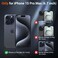SUPFINE Magnetic for iPhone 15 Pro Max Case Compatible with MagSafe Military Grade Drop Protection Slim Translucent Matte Shockproof with AntiFingerprint Phone Case Dark Purple