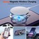 SUPFINE Magnetic for iPhone 15 Pro Max Case Compatible with MagSafe Military Grade Drop Protection Slim Translucent Matte Shockproof with AntiFingerprint Phone Case Dark Purple