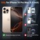 SUPFINE Magnetic for iPhone 16 Pro Max Case Compatible with MagSafe Military Grade Drop Protection Slim Translucent Matte Shockproof with AntiFingerprint Phone Case Cangling Green