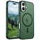 SUPFINE Magnetic for iPhone 17 Case Compatible with MagSafeMilitary Grade Drop Protection Translucent Matte Shockproof with AntiFingerprint Phone Cover 2025Forest Green
