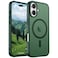 SUPFINE Magnetic for iPhone 17 Case Compatible with MagSafeMilitary Grade Drop Protection Translucent Matte Shockproof with AntiFingerprint Phone Cover 2025Forest Green