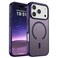 SUPFINE Magnetic for iPhone 17 Pro Case Compatible with MagSafeMilitary Grade Drop Protection Translucent Matte Shockproof with AntiFingerprint Phone CoverDark Purple