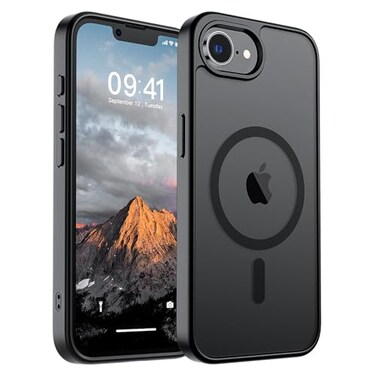 SUPFINE Magnetic for iPhone 17e CaseiPhone 16e Case Compatible with MagSafeMilitary Grade Drop Protection Slim Translucent Matte Shockproof with AntiFingerprint Phone CoverBlack