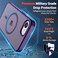SUPFINE Magnetic for iPhone 17e CaseiPhone 16e Case Compatible with MagSafeMilitary Grade Drop Protection Translucent Matte Shockproof with AntiFingerprint Phone CaseDark Purple