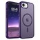 SUPFINE Magnetic for iPhone 17e CaseiPhone 16e Case Compatible with MagSafeMilitary Grade Drop Protection Translucent Matte Shockproof with AntiFingerprint Phone CaseDark Purple