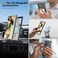 SUPFINE Magnetic for Samsung Galaxy S24 Ultra Case with Screen Protector Builtin Magnets Military Grade Drop Protection Slim Translucent Shockproof Phone CaseBlack