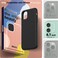 SURPHY Compatible with iPhone 11 Case 61 inch Thickening Design Liquid Silicone Phone Case with Microfiber Lining for iPhone 11 2019 Black