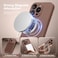 SuydanBox Magnetic for iPhone 16 Pro Max Case Compatible with MagSafe Full Camera ProtectionScreen Protector Silicone Shockproof Protective Phone Case for iPhone 16 Pro Max 69 Brown
