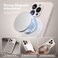 SuydanBox Magnetic for iPhone 16 Pro Max Case Compatible with MagSafe Full Camera ProtectionScreen Protector Silicone Shockproof Protective Phone Case for iPhone 16 Pro Max 69 Stone