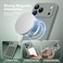SuydanBox Magnetic for iPhone 17 Pro Case Compatible with MagSafe Full Camera ProtectionScreen Protector Silicone Shockproof Protective Phone Case for iPhone 17 Pro 63 Calke Green