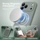 SuydanBox Magnetic for iPhone 17 Pro Case Compatible with MagSafe Full Camera ProtectionScreen Protector Silicone Shockproof Protective Phone Case for iPhone 17 Pro 63 Calke Green