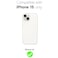 Svanove for iPhone 15 Wallet Case with Card Holder Cute Girly Clear Credit Card Slot Case Thin Slim Silicone Rubber Transparent Hard Shell Camera Cover for Women Men Light Pink