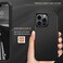 Tasikar Compatible with iPhone 14 Pro Case Carbon Fiber Leather Texture with TPU Bumper Slim Protective Case Black