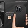 Tasikar Compatible with iPhone 14 Pro Case Carbon Fiber Leather Texture with TPU Bumper Slim Protective Case Black