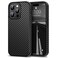 Tasikar Compatible with iPhone 14 Pro Case Carbon Fiber Leather Texture with TPU Bumper Slim Protective Case Black