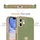 Teageo Compatible with iPhone 11 Case for Women Girl Cute Love Heart Luxury Bling Plating Soft Back Cover Full Camera Protection Bumper Silicone Shockproof Phone Case Light Green