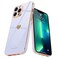 Teageo for iPhone 13 Pro Max Case for Women Girl Cute Love Heart Luxury Plating Bling Soft Back Cover Raised Camera Protection Bumper Silicone Shockproof Phone Case for iPhone 13 Pro Max Purple