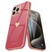 Teageo for iPhone 15 Pro Max Case with Screen Protector 2 Pack Girl Women Cute Girly LoveHeart Luxury Gold Cover Camera Protection Silicone Shockproof Phone Case iPhone 15 Pro Max Bright Blush