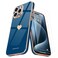 Teageo for iPhone 15 Pro Max Case with Screen Protector 2 Pack Girl Women Cute Girly LoveHeart Luxury Gold Soft Cover Camera Protection Silicone Shockproof Phone Case iPhone 15 Pro Max Royal Blue