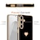 Teageo for Samsung Galaxy S25 Plus Case for Women Girl Cute LoveHeart Luxury Bling Soft Back Cover Full Camera Protection Silicone Shockproof Phone Case for Galaxy S25 Plus Black