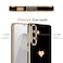 Teageo for Samsung Galaxy S25 Plus Case for Women Girl Cute LoveHeart Luxury Bling Soft Back Cover Full Camera Protection Silicone Shockproof Phone Case for Galaxy S25 Plus Black