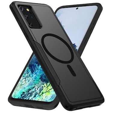 Teayoha for Samsung Galaxy S20 Plus CaseCompatible with Magsafe Military Grade Drop Tested Shockproof Magnetic Tough Rugged Protective Phone Case 67 inch Black
