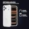 TENOC Phone Case Compatible with iPhone 17 Pro Max Clear Case Shockproof Protective Bumper Slim Cover for 69 Inch