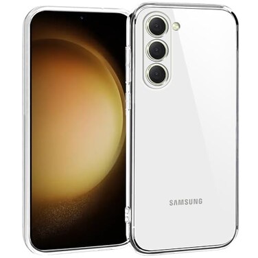 TENOC Phone Case for Samsung Galaxy S23 Clear Case Shockproof Protective Bumper Slim Cover