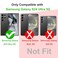 TENOC Phone Case for Samsung Galaxy S24 Ultra Clear Case Shockproof Protective Bumper Slim Cover