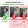 TENOC Phone Case for Samsung Galaxy S24 Ultra Clear Case Shockproof Protective Bumper Slim Cover