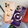 tharlet Magnetic for iPhone 15 Pro Max Case Cute Love Heart Luxury Plating