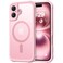 Thomo Magnetic for iPhone 16 Case Full Camera Protection Compatible with Magsafe MilitaryGrade Shockproof AntiFingerprint Translucent Matte Phone CasePink