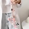 Threesee for iPhone 14 Pro Max Bling Case Luxury Crystal Rhinestone Flowers Glitter Diamond Pearl Women Girls Kids Cover with Lanyard for iPhone 14 Pro Max 67 Inch