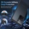 TORRAS Shockproof Compatible for Samsung Galaxy S21 Ultra Case Military Grade Drop Tested S21 Ultra Case Translucent Matte Hard Back with Soft Edge Slim Thin Galaxy S21 Ultra Case Matte Black