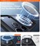 TORRAS Strong Magnetic Seamless Stand for iPhone 17 Pro Case Fit for MagSafe Militray Grade Protection Builtin Kickstand Camera Control Translucent Shockproof Slim 17 Pro Cover Ostand Black