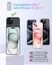 TORU for iPhone 15 Wallet Case with Card Holder Hidden ID Credit Card Slot Flip Kickstand Slim Fit Shockproof Heavy Duty Phone Cover with Strap Black