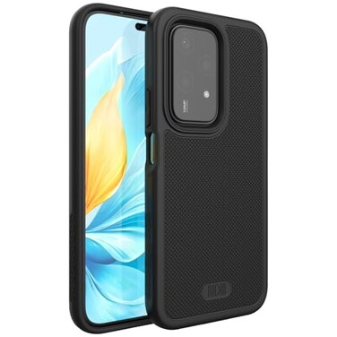 TUDIA DualShield Grip Compatible with Honor 200 Lite Case 5G MergeGrip Military Grade Dual Layer Shockproof Slim Tough Heavy Duty Protective Phone Case Cover Matte Black