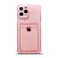 Tuokiou Upgrade Clear Wallet Phone Case for iPhone 13 Pro Max 5G Slim Fit Card Slot Case Protective Soft TPU Shockproof Case with Cute Card Holder for Apple iPhone 13 Pro Max 67 inch 2021Pink