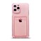 Tuokiou Upgrade Clear Wallet Phone Case for iPhone 13 Pro Max 5G Slim Fit Card Slot Case Protective Soft TPU Shockproof Case with Cute Card Holder for Apple iPhone 13 Pro Max 67 inch 2021Pink