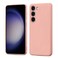UEEBAI Case for Samsung Galaxy S23 5G Slim Liquid Silicone Case Shockproof Full Body Protection Phone Case with AntiScratch Microfiber Ultra Slim Soft Rubber Cover Cute Bumper Pink